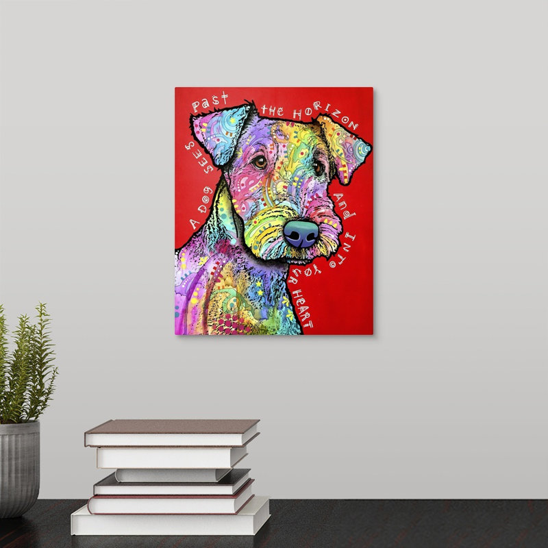 « into your cardiaque », impression sur toile, H 10 po x l 8 po x P 1,25 po