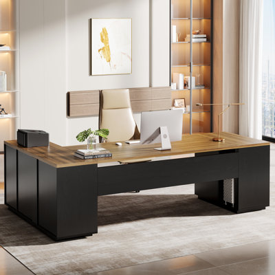 Bureau de direction en L 85,8 po
