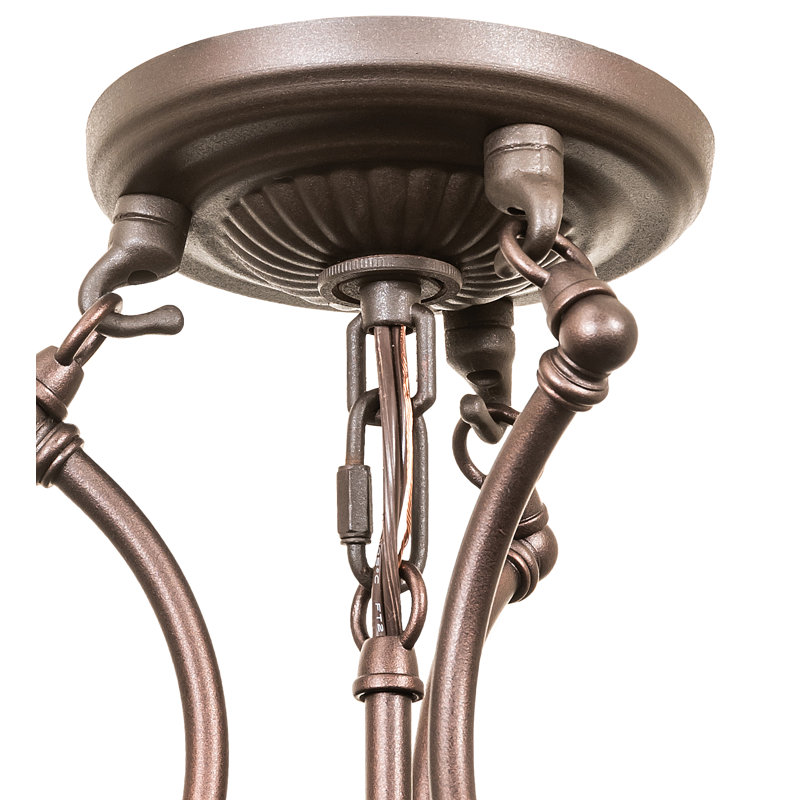 3 - Light Semi Flush Mount