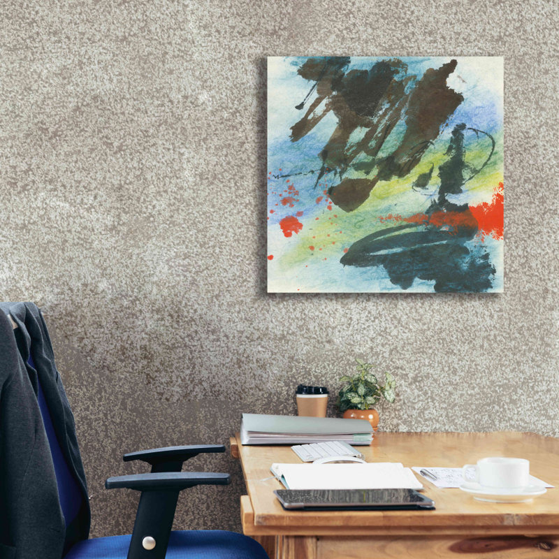 «Graffiti Blue II» par Chris Paschke, estampe numérique sur toile, H 26 po x l 26 po x P 1,5 po