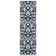 Tapis bleu marine / ivoire Ishee
