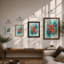 Luminous Floral Burst Botanical - Print-489307561-489307562