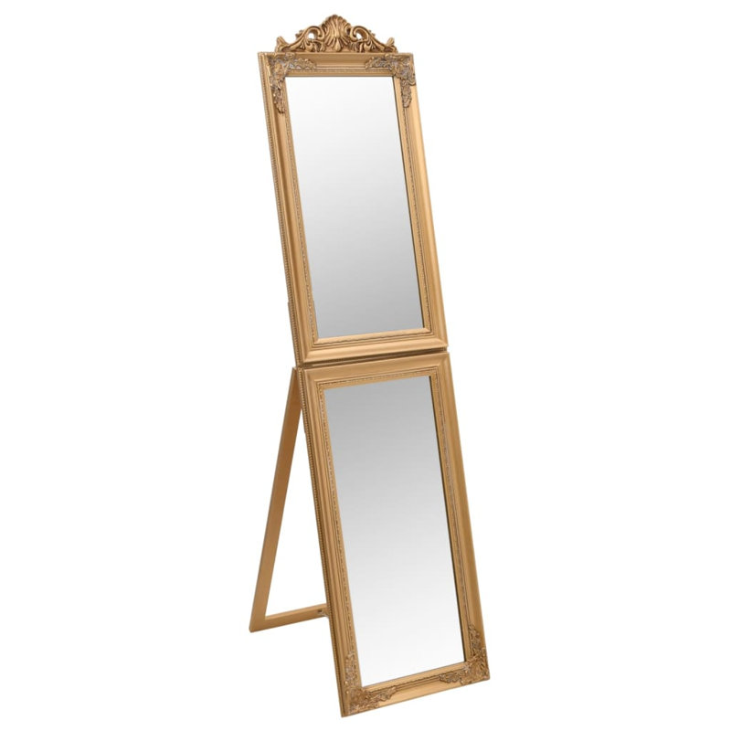 Wegford Rectangle Mirror, Gold, 78.7" x 19.7"