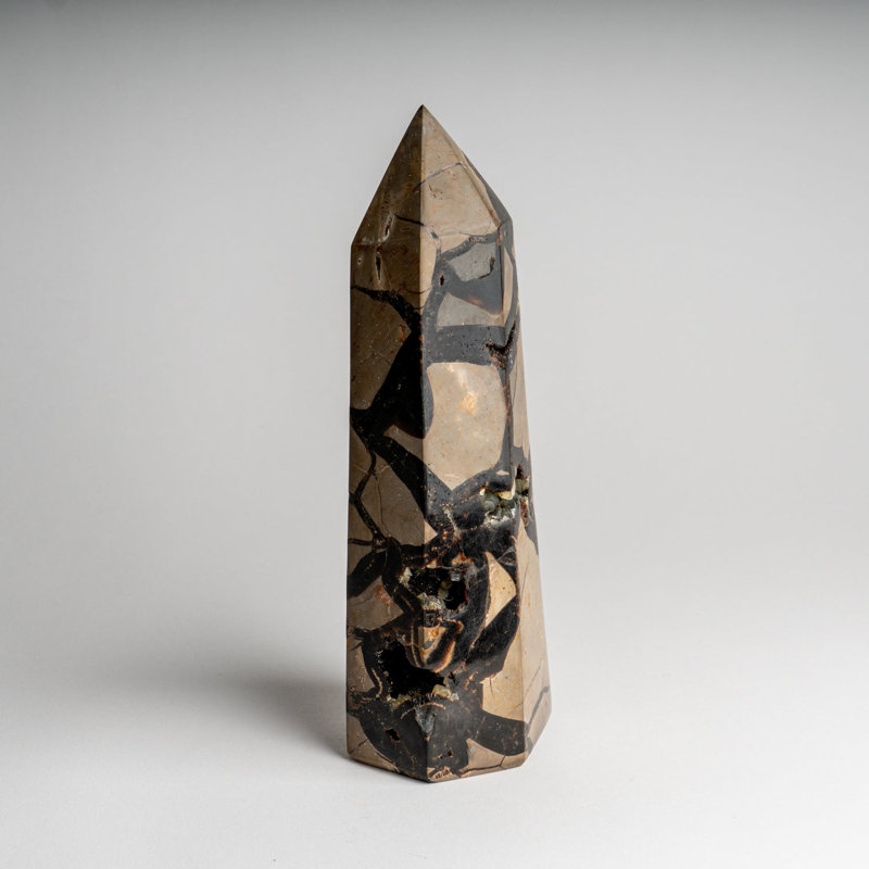 Genuine Polished Septarian Druzy Point from Madagascar (5 Lbs)