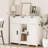 35.4" Wide Sideboard with 3 Drawers and 3 Adjustable Shelves, Cabinet with 2 Doors, Accent Cabinet-106349614