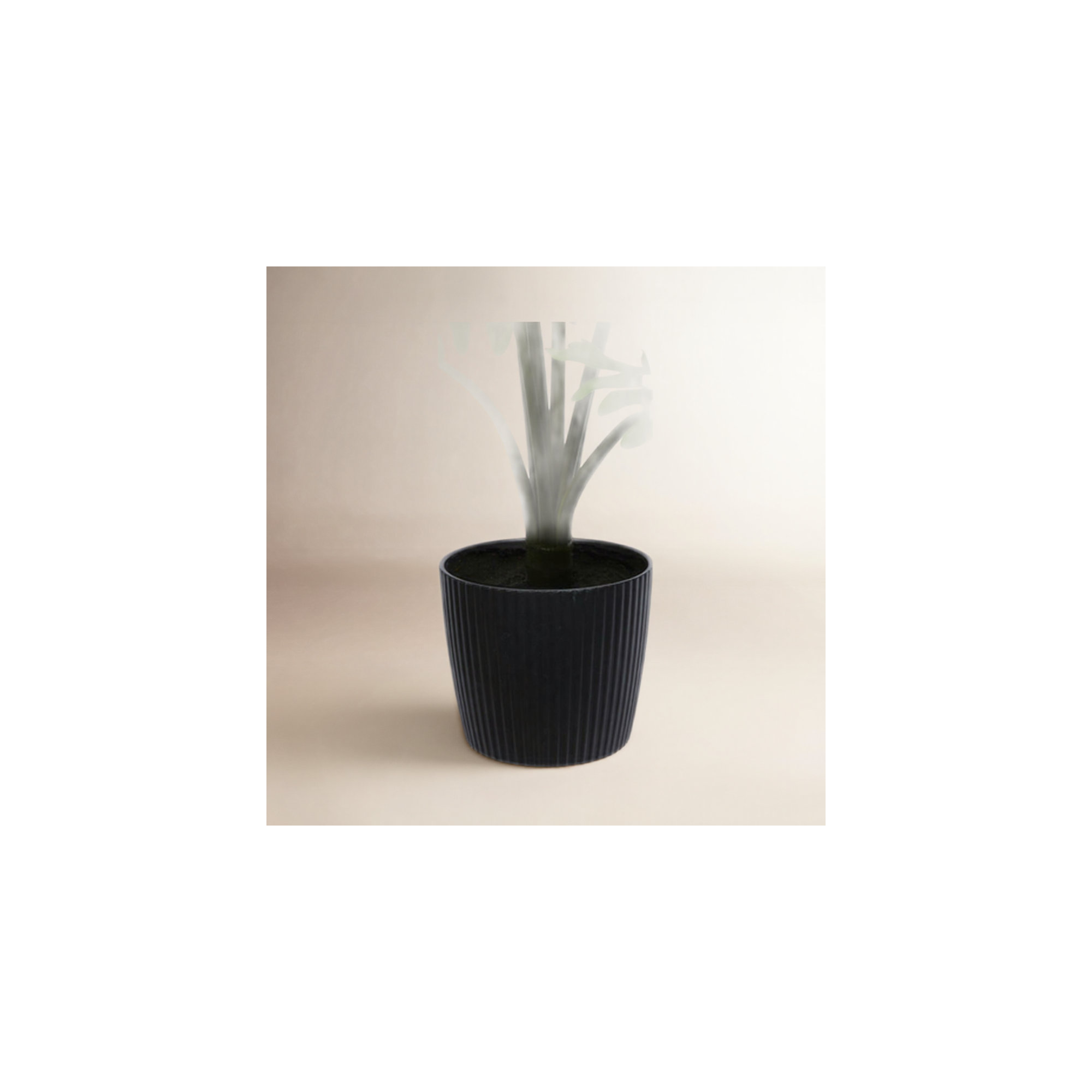 Faux Plant in Pot, 25" H x 24" W x 24" D