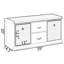 Banc de rangement pour chaussures blanc Rathdowney