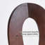 Chaise d'appoint en noyer massif (ensemble de 2)