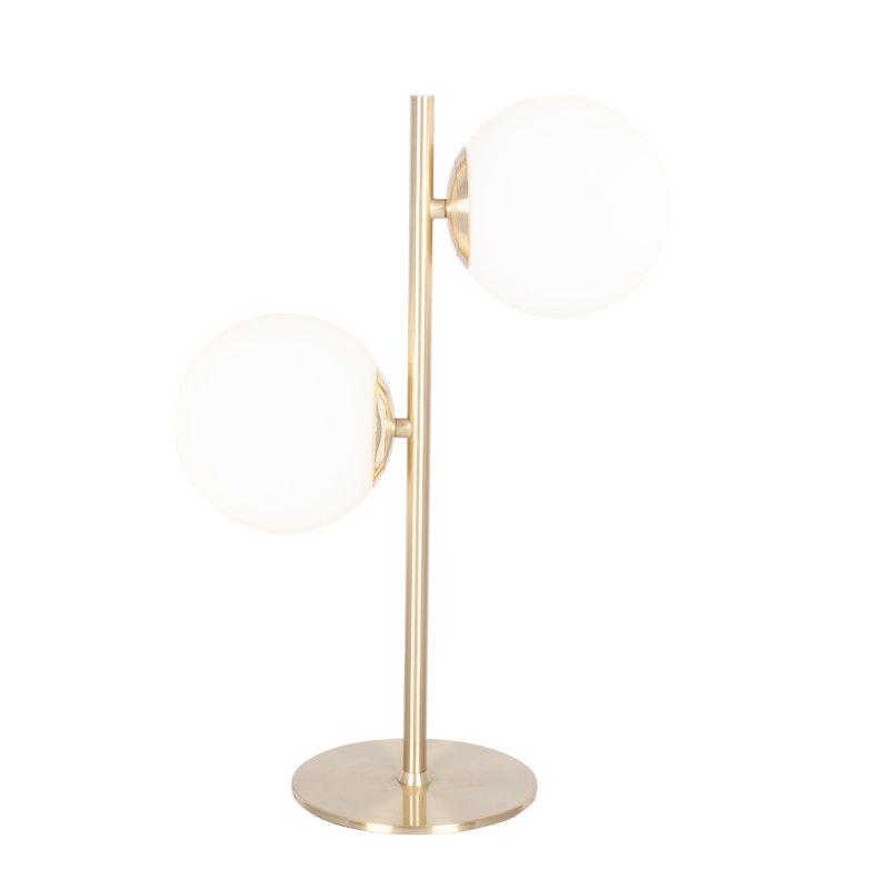 Mclamb Novelty Lamp, Gold/White