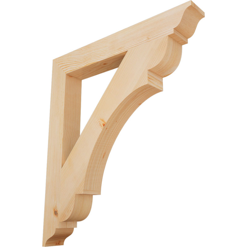 Support olympique traditionnel, H 34 po x l 3,5 po x P 30 po, Douglas (lisse)