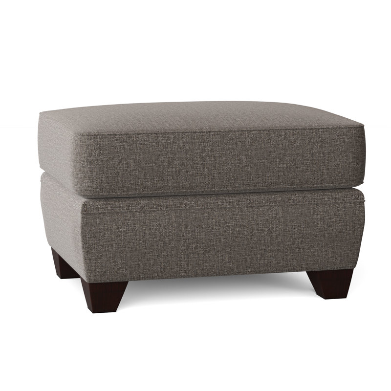 Repose-pieds Putney, Tissage natté gris anthracite Drusky Sustain®