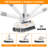4 in 1 Shower Scrubber Cleaning Brush