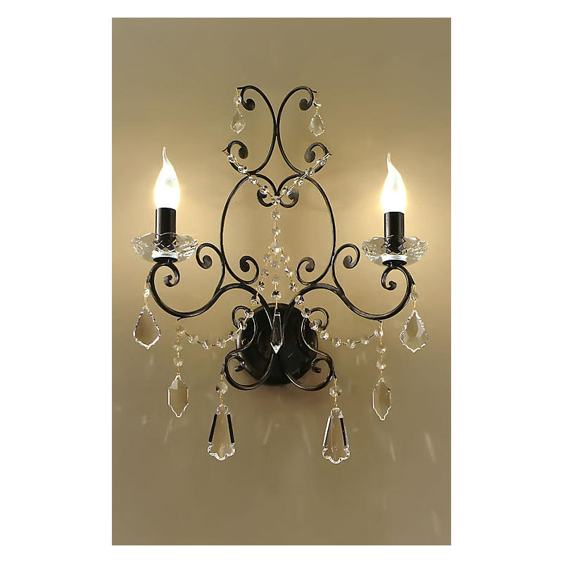 2-Light Candle Wall Light
