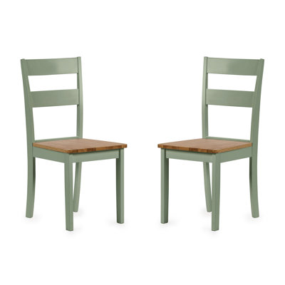 Hayasdan 42 cm H Solid Wood Ladder Back Dining Chair