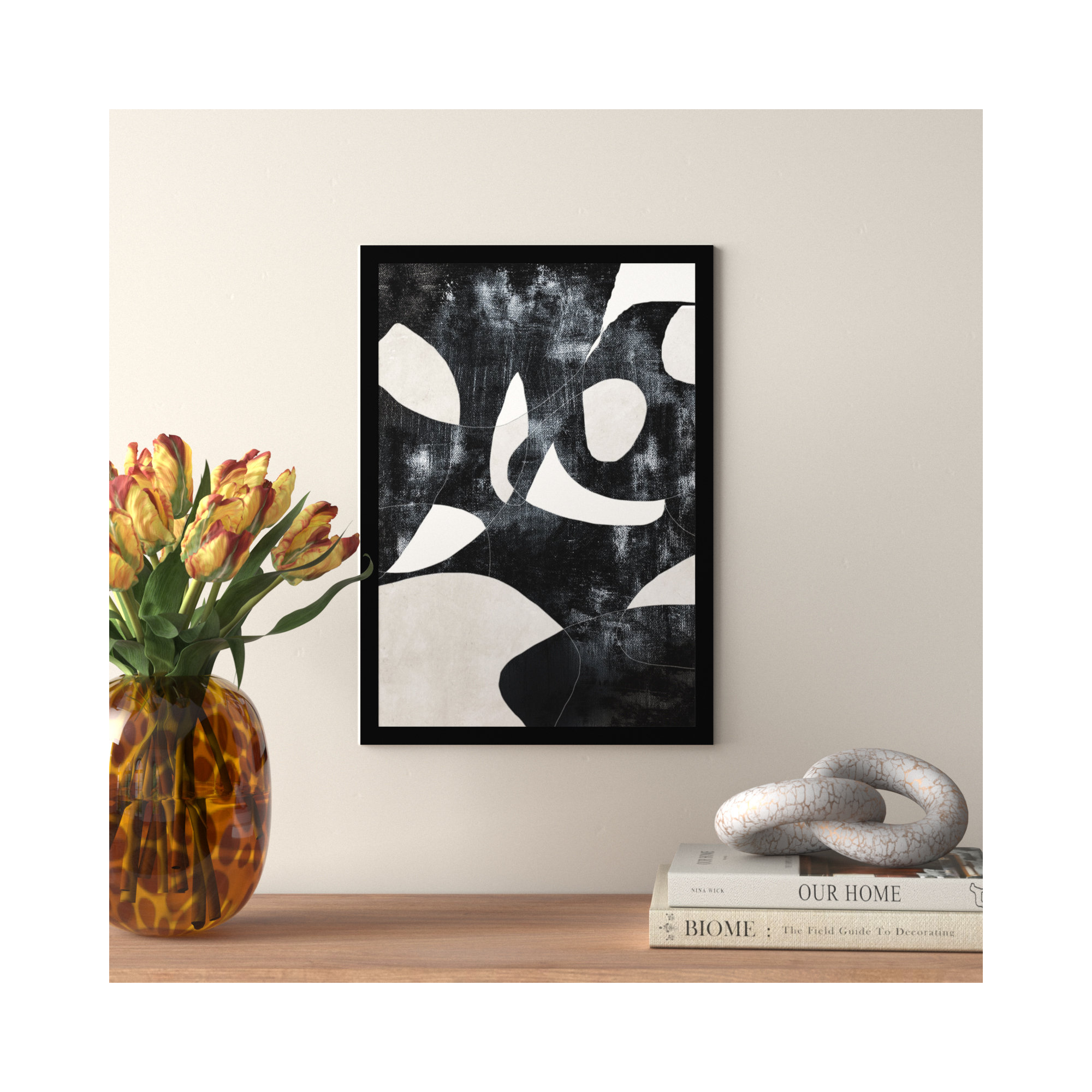 All Of Me by Oliver Gal, 17" H x 12" W, Black Framed
