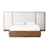Regan Upholstered Wingback Bed