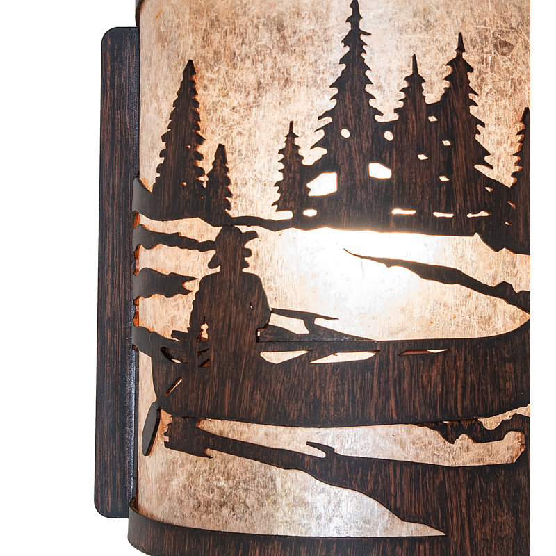 1 - Light Flush Mounted Sconce