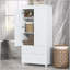 Grande armoire de rangement polyvalente avec plusieurs compartiments pour divers espaces-1931549514