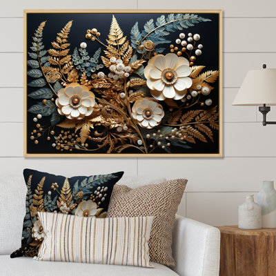 Ferns Copper Elegance II - Imprimé