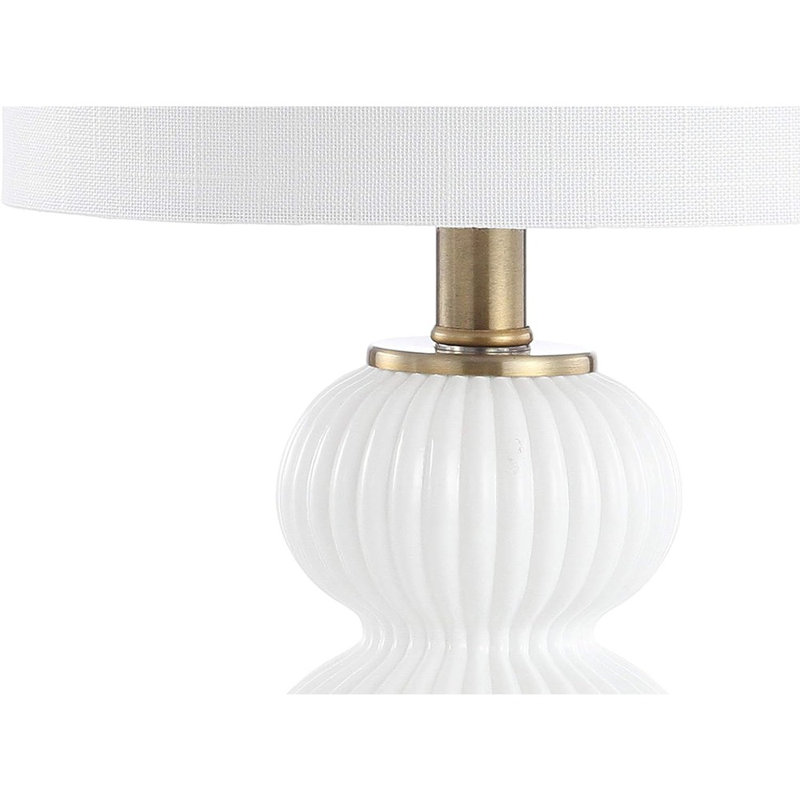 Exmore Table Lamp, White