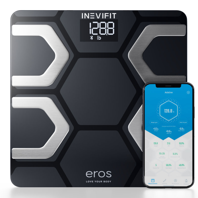 INEVIFIT Smart Digital Body Analysis Scale, Black