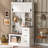 Modern Entryway Bench with Coat Rack