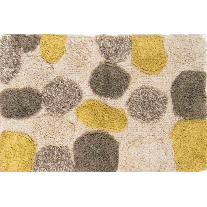Drumahaman Cotton Blend Non-Slip Bath Rug, 0.6" H x 20" W x 30" D