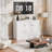Sidhu 44" W 3 Door Sideboards and Buffets with Adjustable Shelves-1358974539