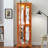 Kitchen Display Cabinet With Vintage Style Handle And Radiant Glow Pantry Hinge Movable Partition