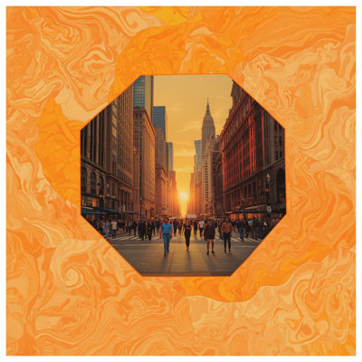 Coussins décoratifs Urban Sunset Skyline