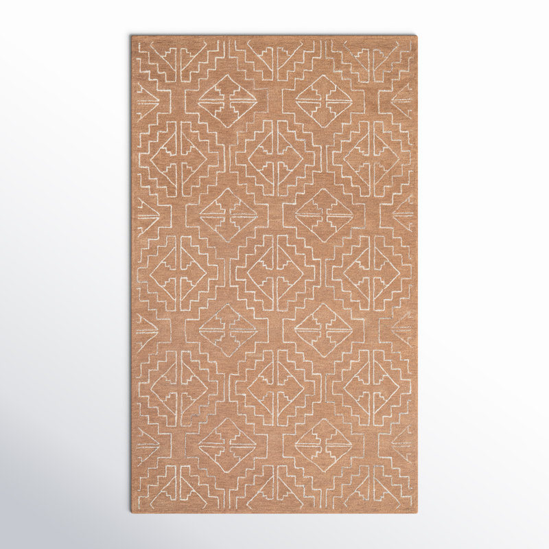 Tifton Hand Tufted Wool Garima Rug, Rectangle 3' x 5'