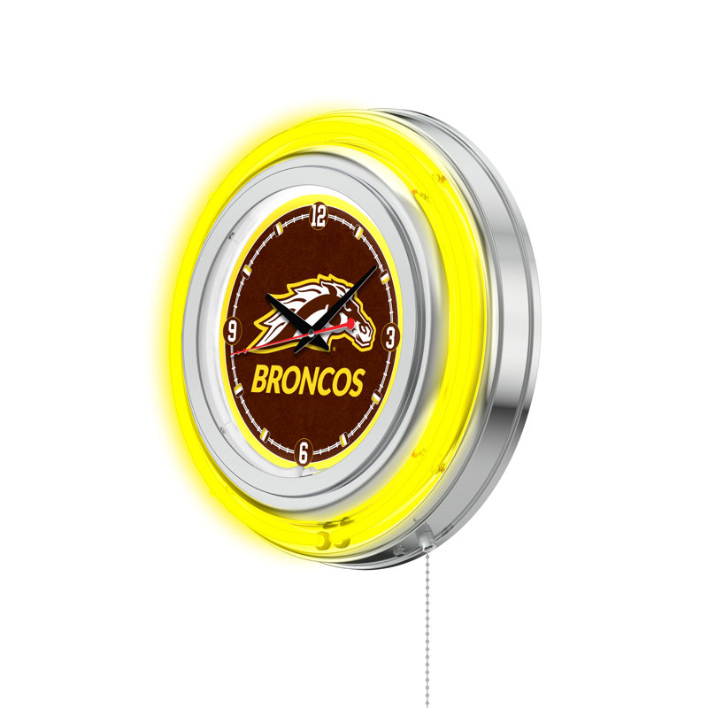 Horloge murale 15 po NCAA, Western Michigan