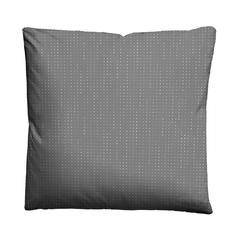 Cotton Dots Duvet Cover Set with Pillowcases Included, Storm Grey, 155 x 200 cm - 1 Pillowcase 80 x 80 cm