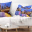 Coussin lombaire cityscape à travers le willamette river