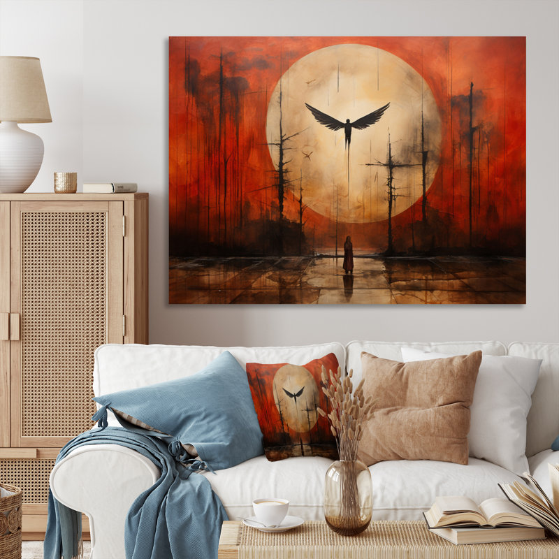 Coral Black Mexico Art The Fall I, reproduction d'art sur toile, Toile tendue, H 34 po x l 44 po x P 1,5 po