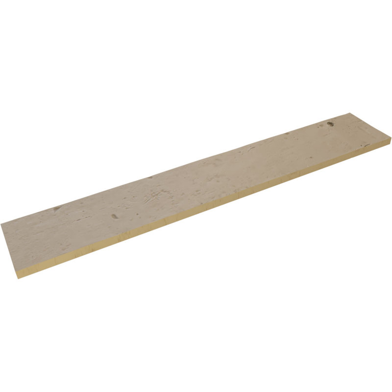 Planche en simili bois Knotty Pine Endurathane, H 6 po x l 72 po x P 1 po, Brume champagne
