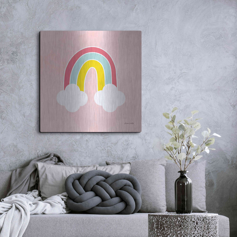 «His Rainbow» par Ann Kelle Designs, art mural en métal, H 36 po x l 36 po