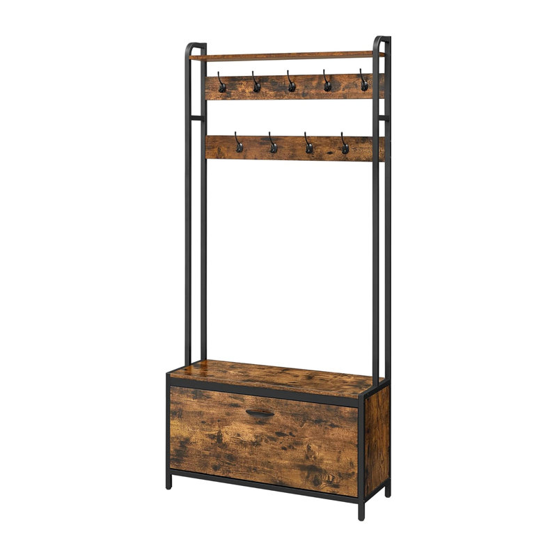 Boileau Hall Tree 85cm Wide with Bench