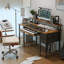 120 x 50 cm, Computer Desk with Drawers & Power Outlets,Reversible Small Desks-1053396596