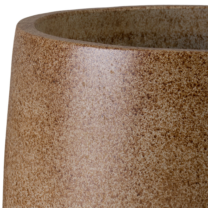 Boîte à fleurs ronde Opus Terrazzo Moss Terrazzo, H 28 po x l 26 po x P 26 po