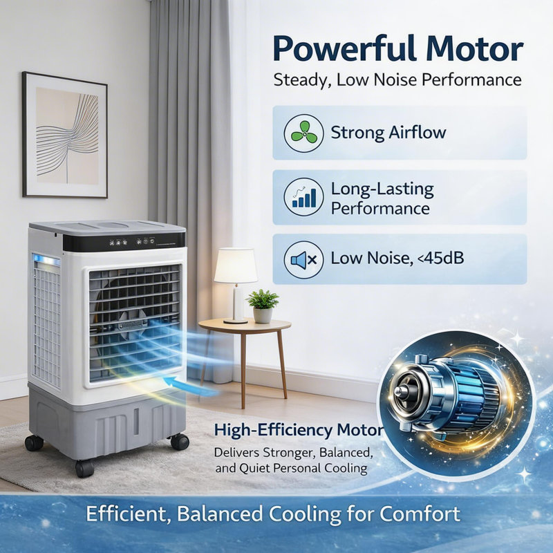 Refroidisseur d'air à évaporation avec télécommande