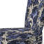 Chaise d'appoint rembourrée bleu cobalt