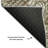 Premium Machine Washable Antonelli Chocolate Rug-1339186839