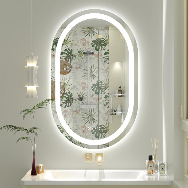Miroir de salle de bain mural Molly, 36 po x 20 po