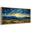 Célèbre œuvre d'art «Starry Night Over The Rhone Vibrant Landscape», reproduction sur toile-98042375-111665165