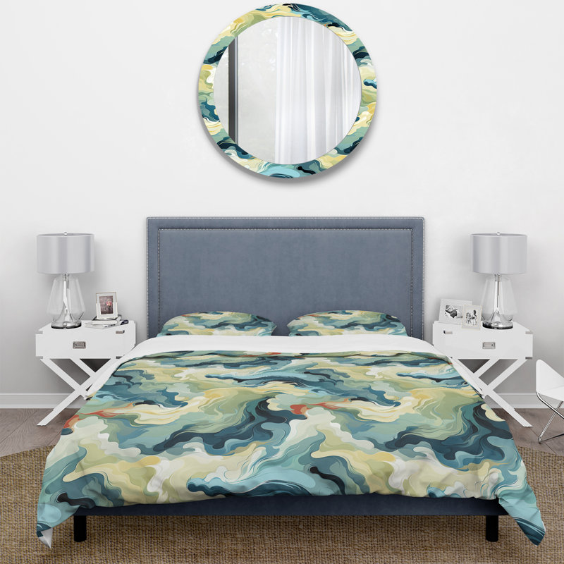 Ensemble de housse de couette camouflage Josie, Housse de couette pour très grand lit et 2 très