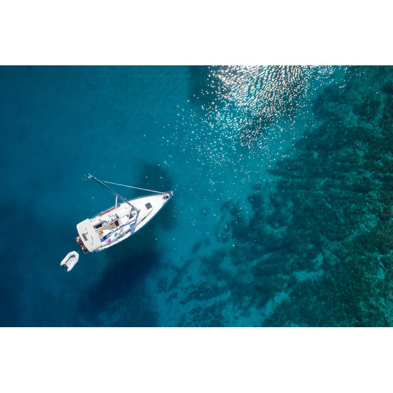 Cordon Cordon Amazing View To Yacht - Wrapped Canvas Print, 30cm H x 46cm W x 3.8cm D