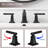 Widespread Double Handle 3 Hole Bathroom Faucet-107545206