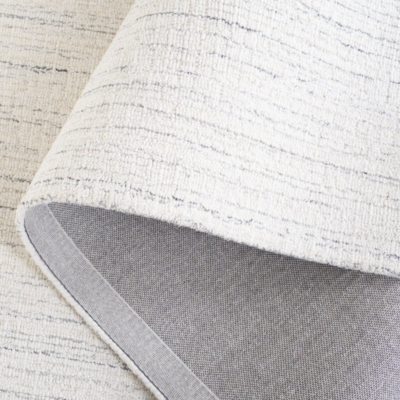Ebony Hand Tufted Performance Abstract Rug, Rectangle 5' x 8'
