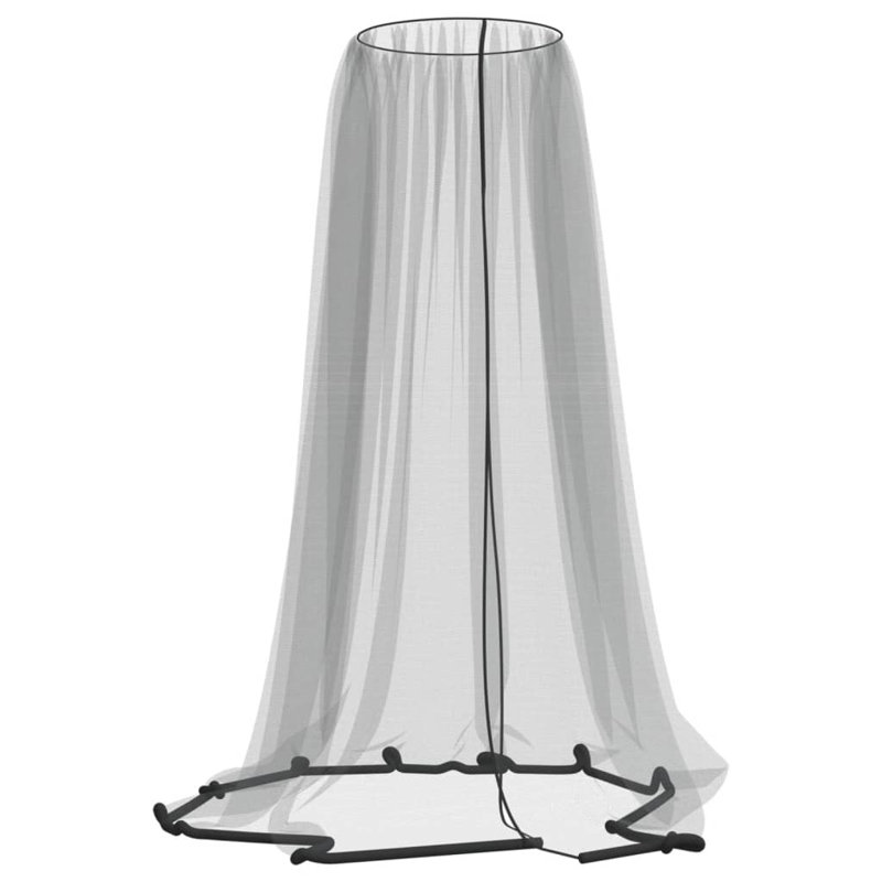 Moustiquaire pour parasol Vidaxl 220 Mesh, Noir, H 98,4 po x l 129,9 po x P 129,9 po